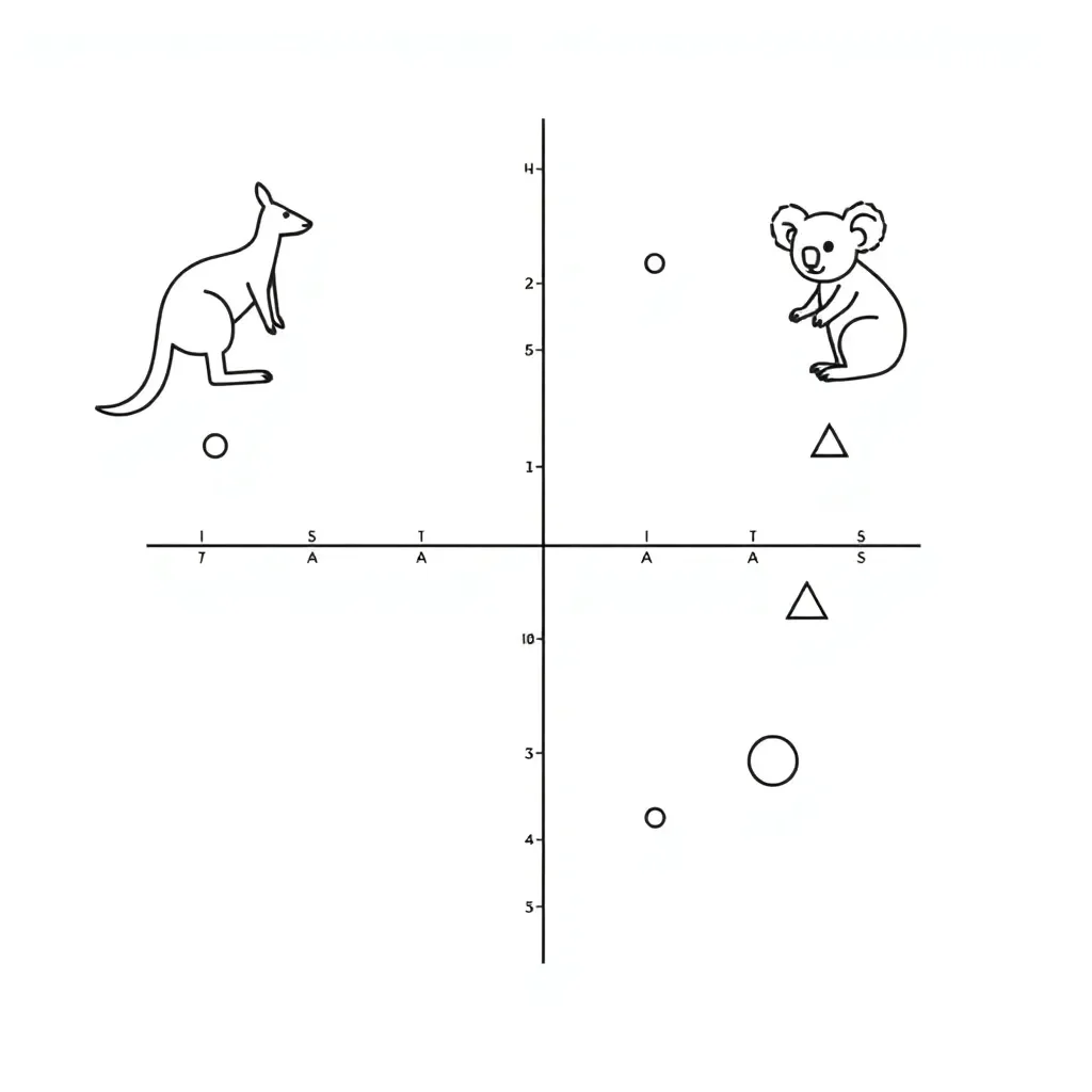 Linear equations and coordinate plane illustration