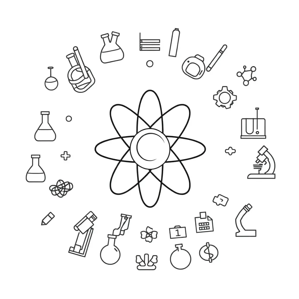 Atomic structure diagram