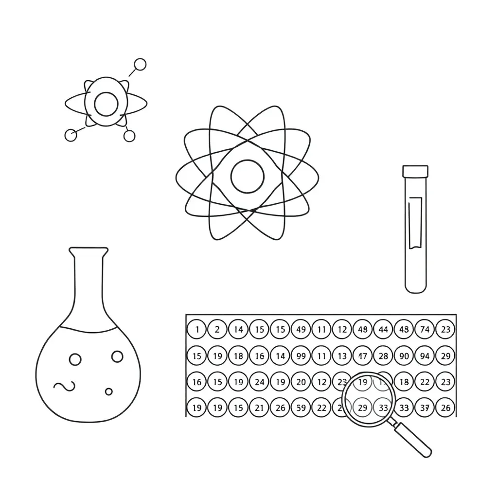 Atomic structure diagram