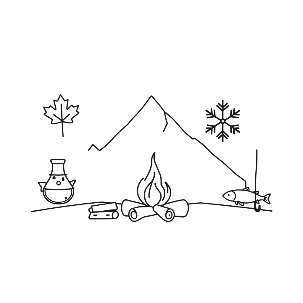 Science mixtures illustration