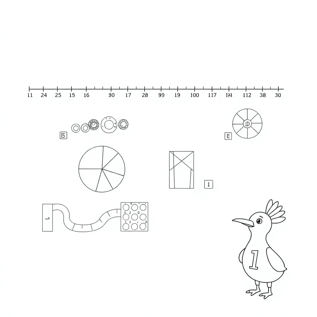Decimal numbers illustration