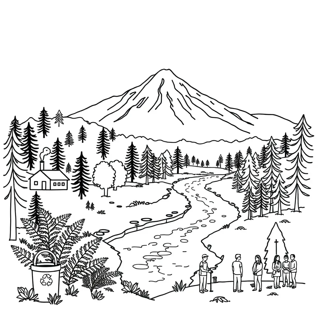 Environmental impact illustration