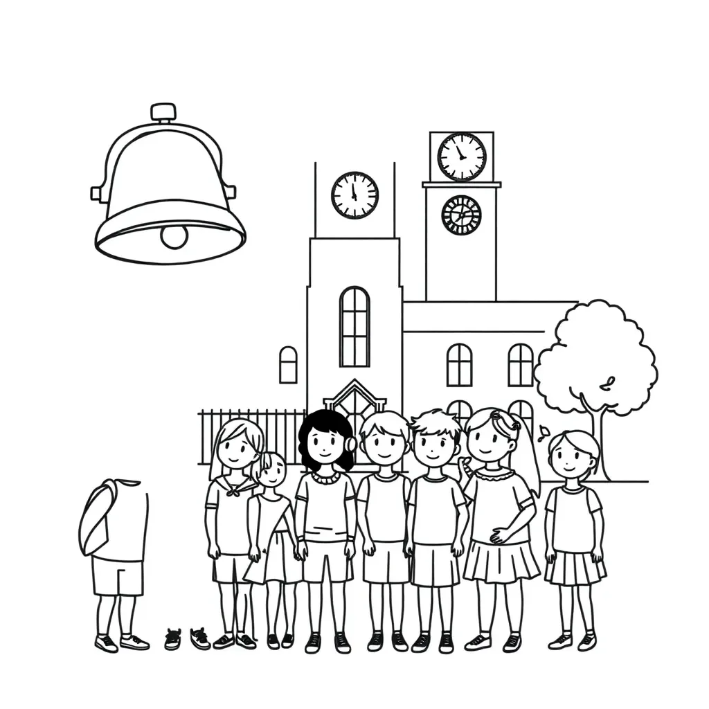 School bell illustration