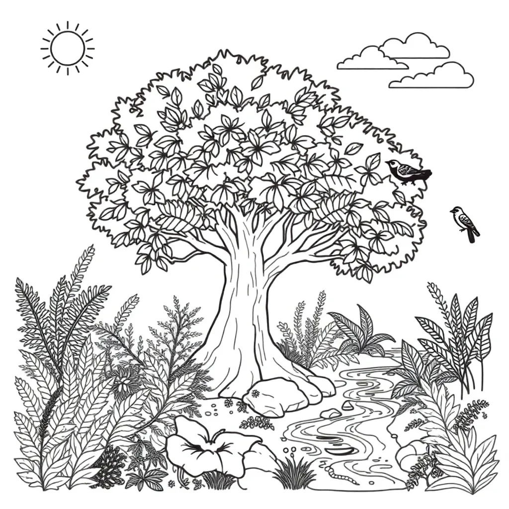 Worksheet illustration