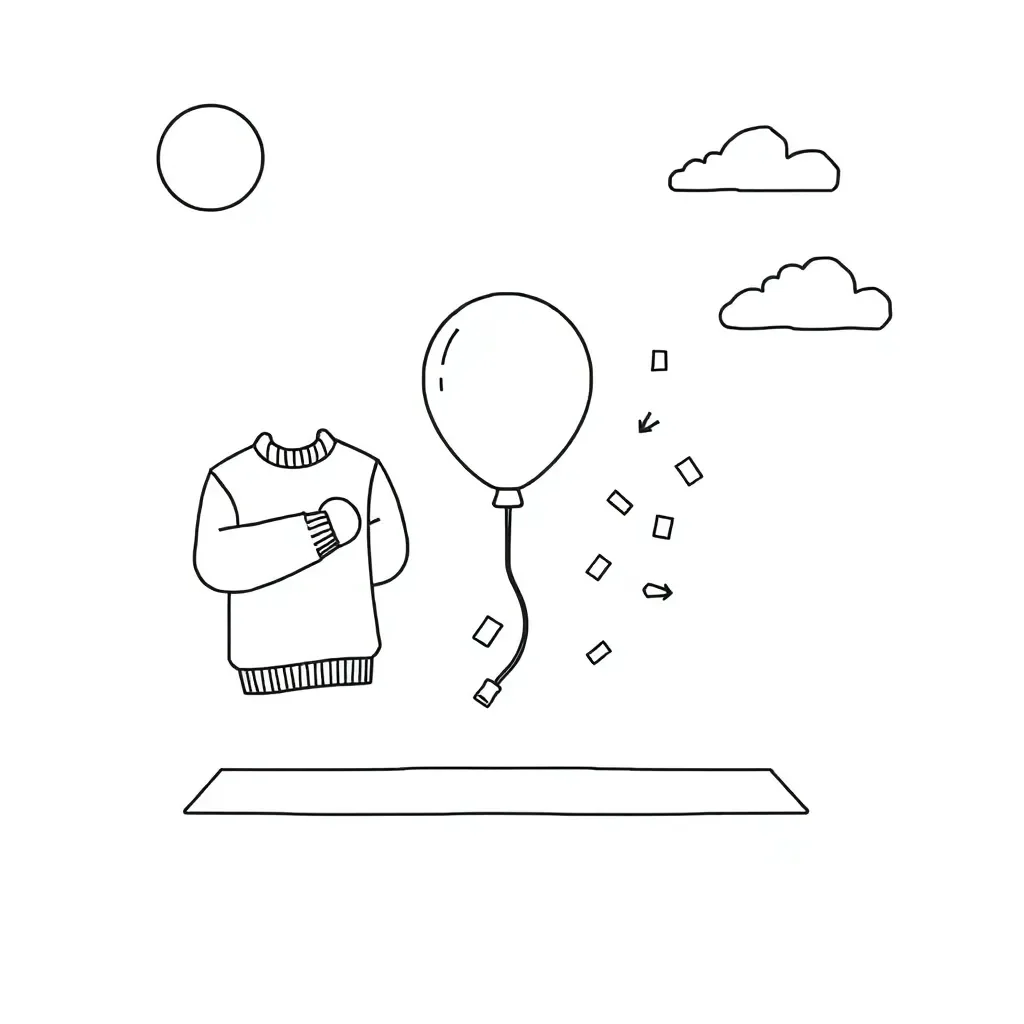 Lightning bolt and static electricity illustration