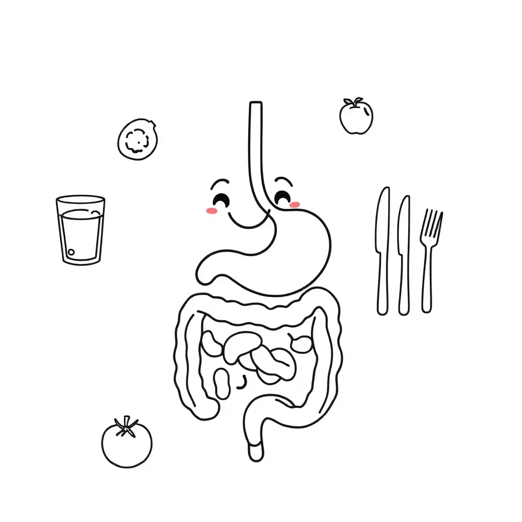 Digestive system diagram