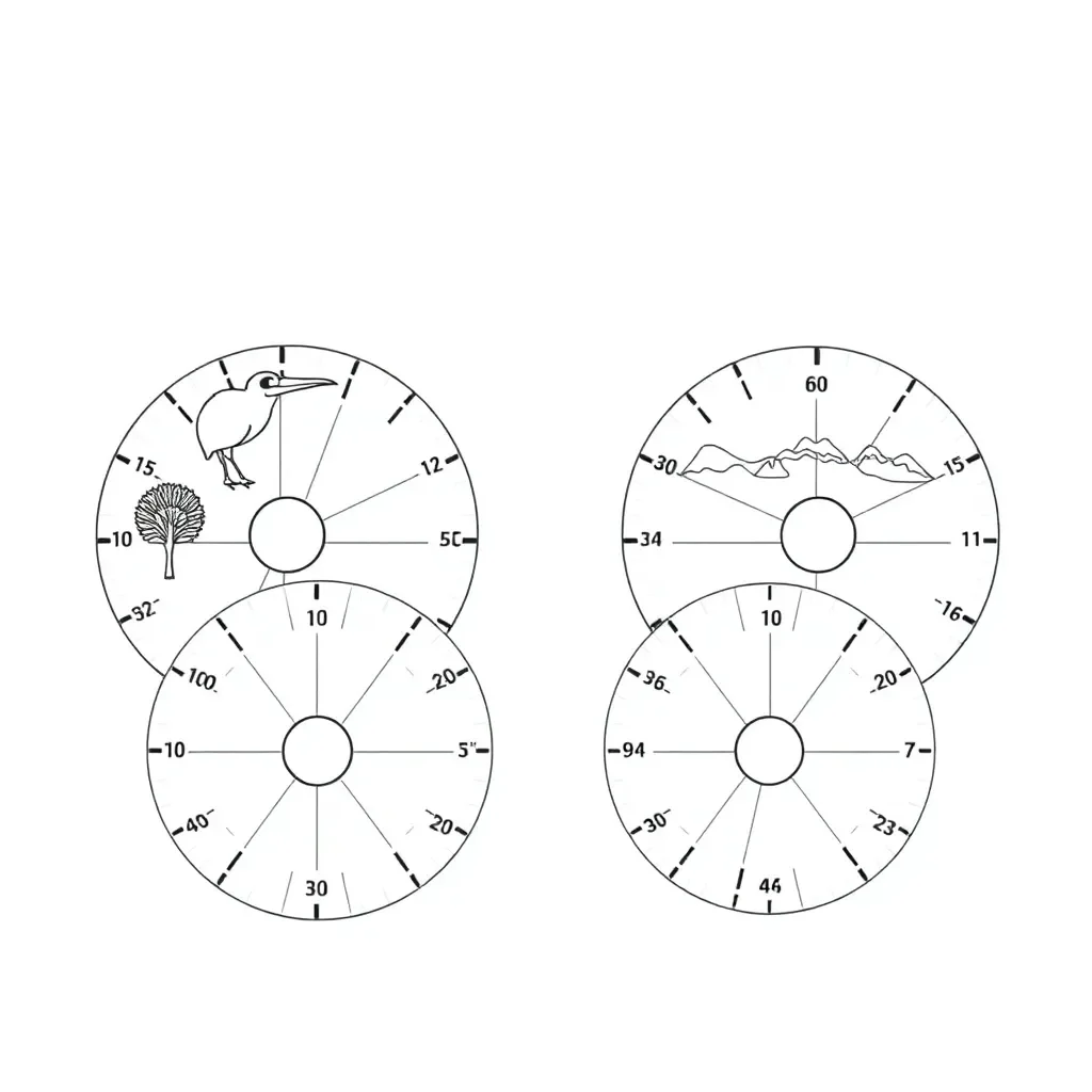 Multiplication wheel illustration