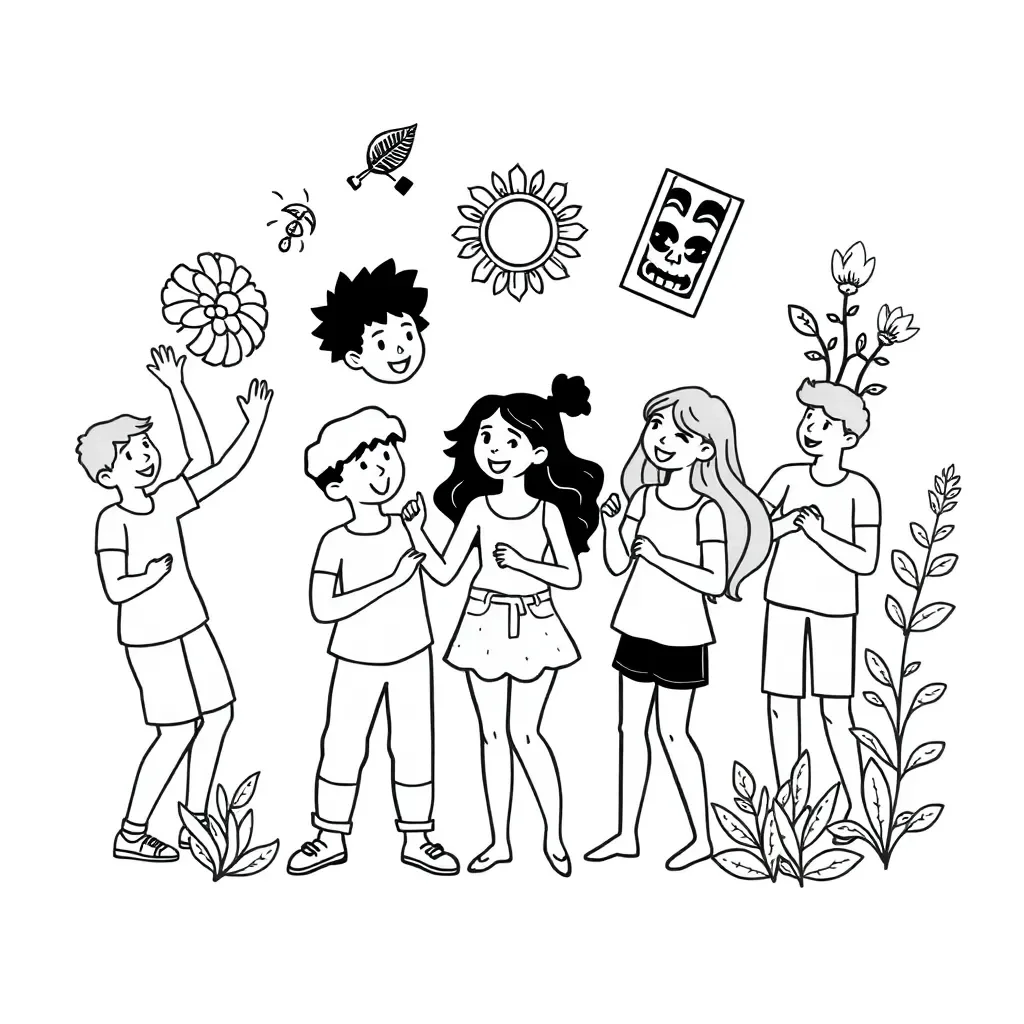 Worksheet illustration