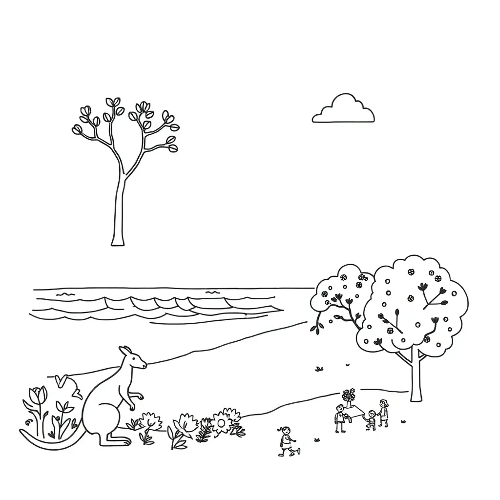 Children caring for a park