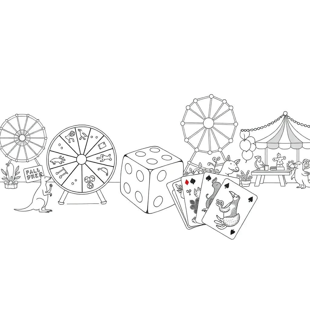 Carnival games illustration