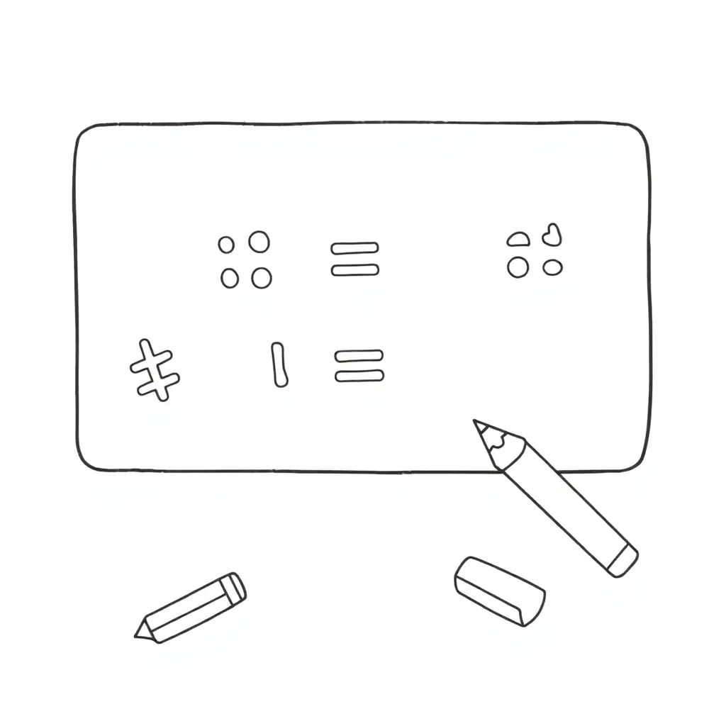 Algebraic equations illustration