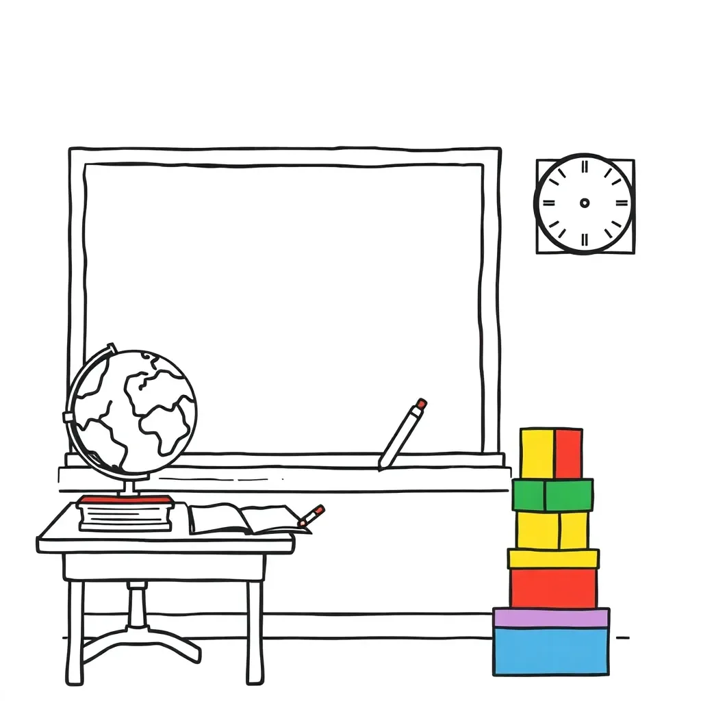 Grammar and vocabulary illustration