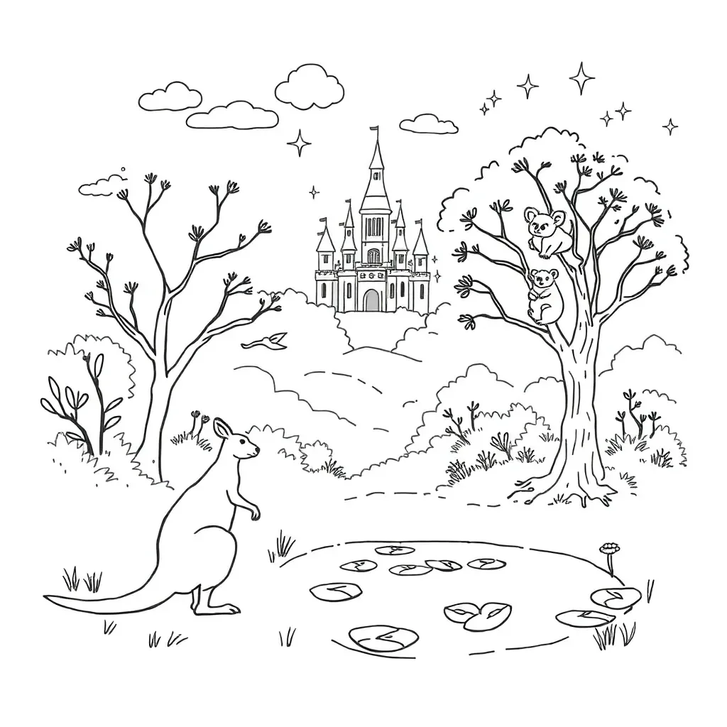 Fairy tale characters illustration