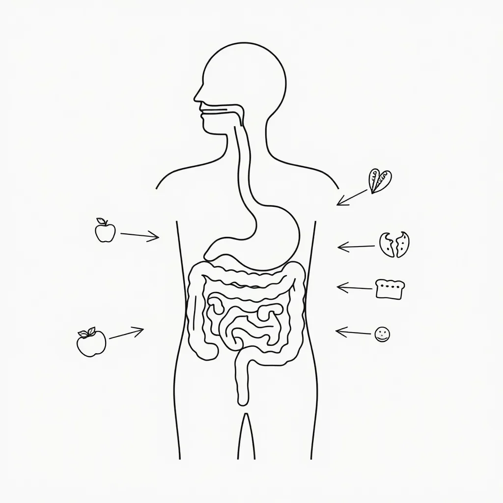 Digestive system diagram