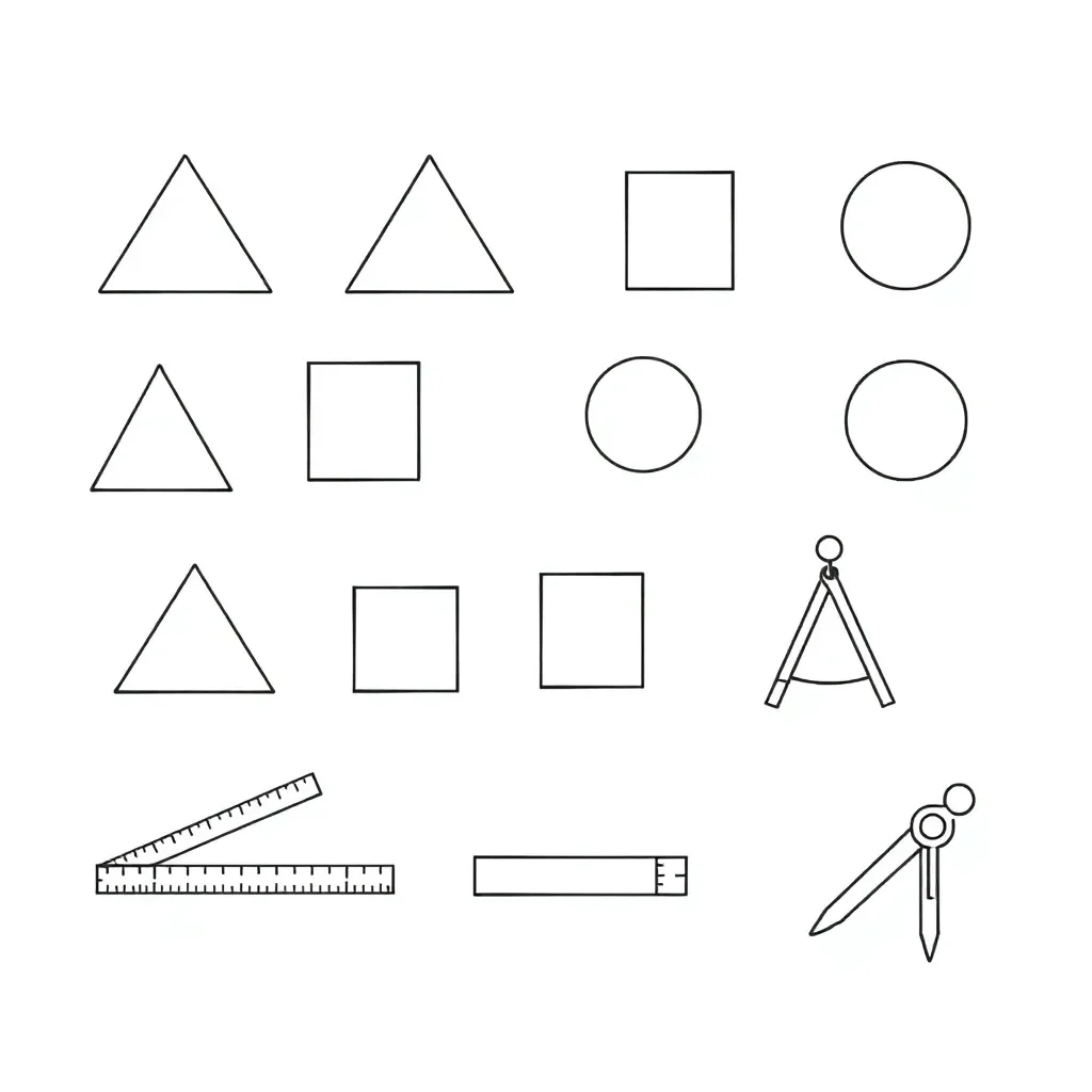 Geometric shapes illustration