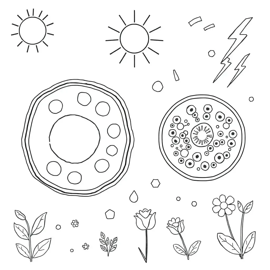 Cell synthesis illustration