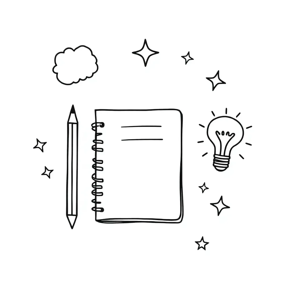 Student writing with pencil