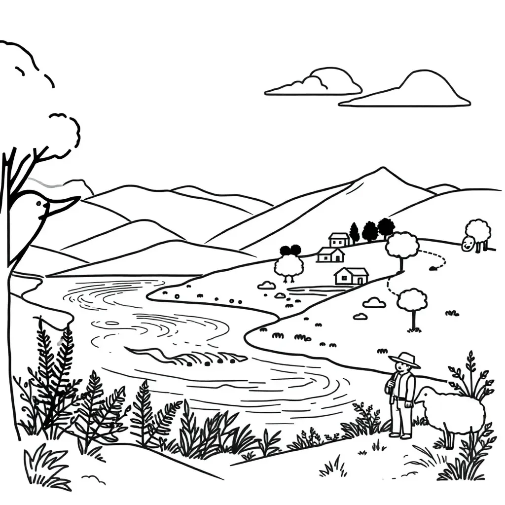 Worksheet illustration