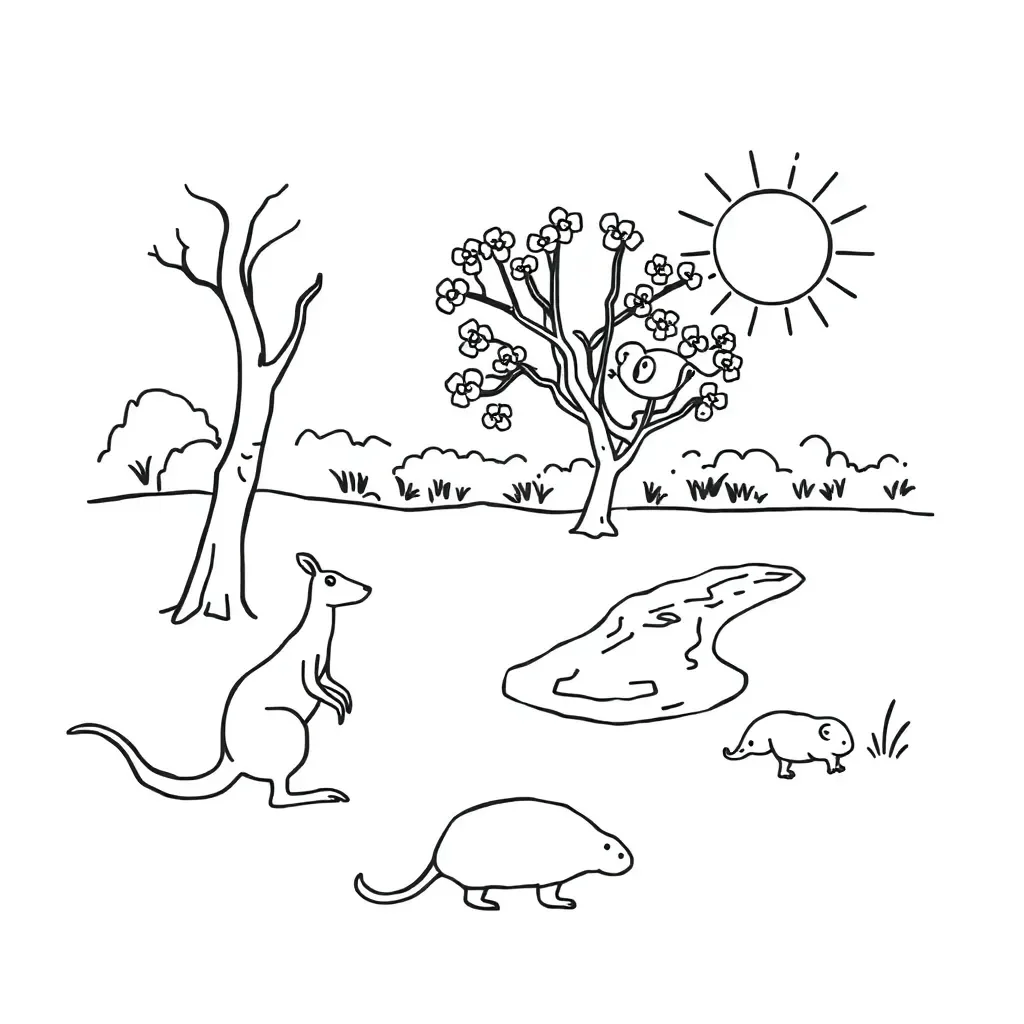 Worksheet illustration