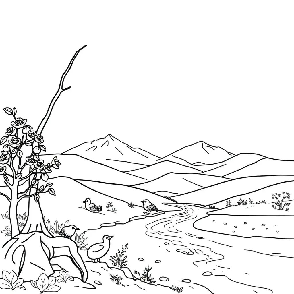 Poetry analysis illustration