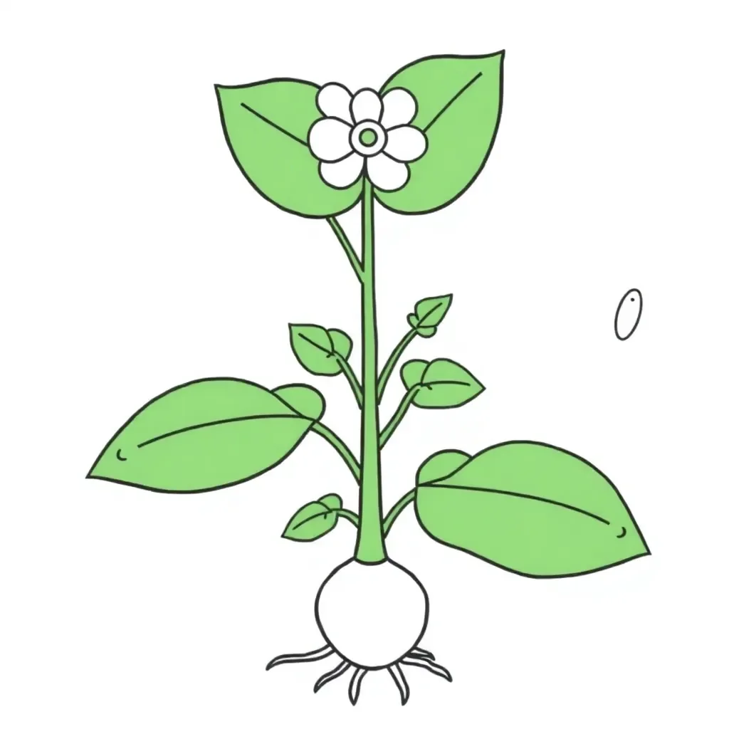 Flowering plant diagram