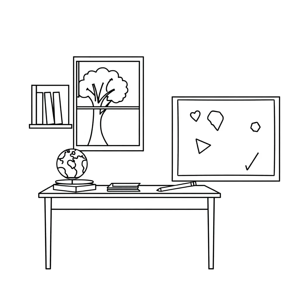 Worksheet illustration
