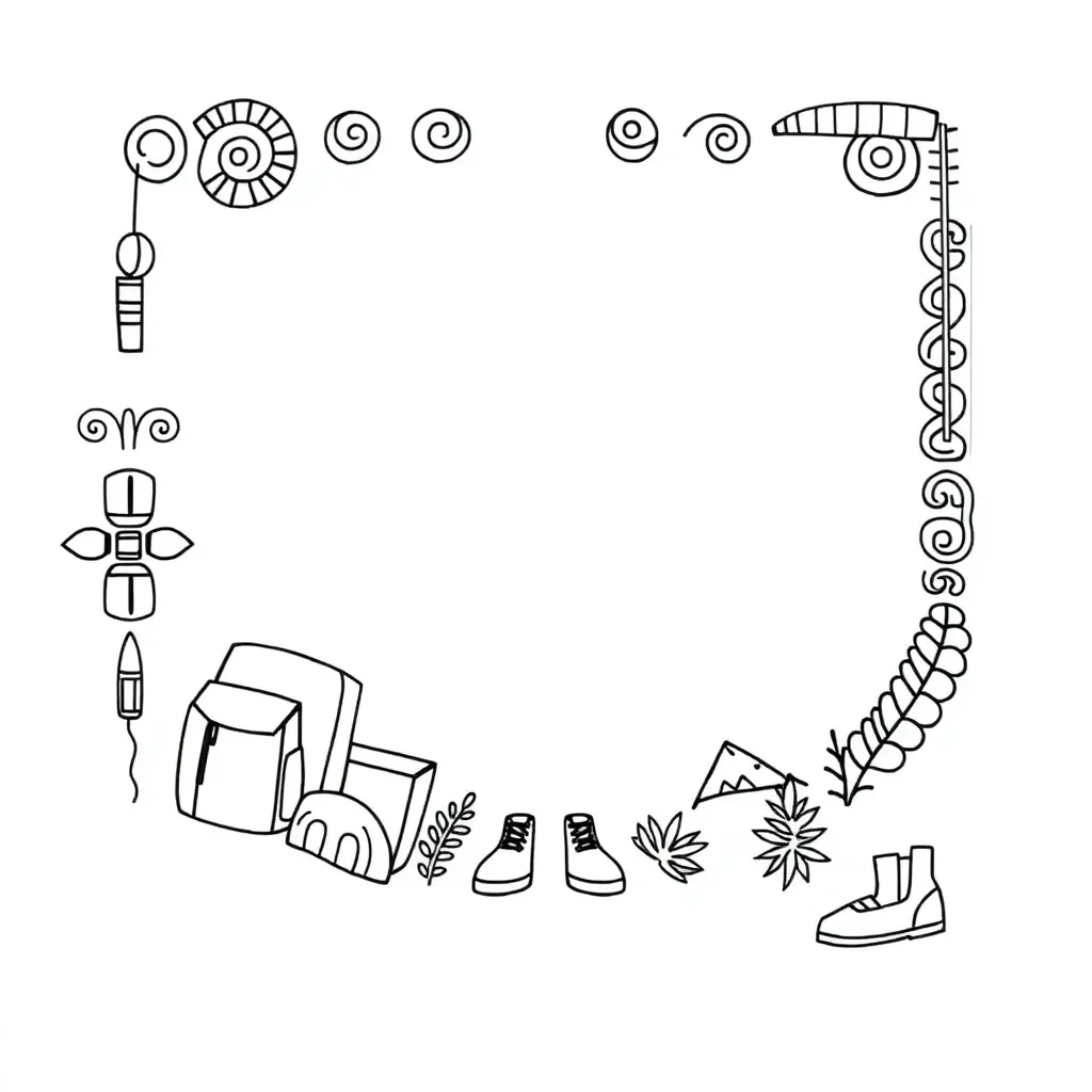 Māori koru pattern design