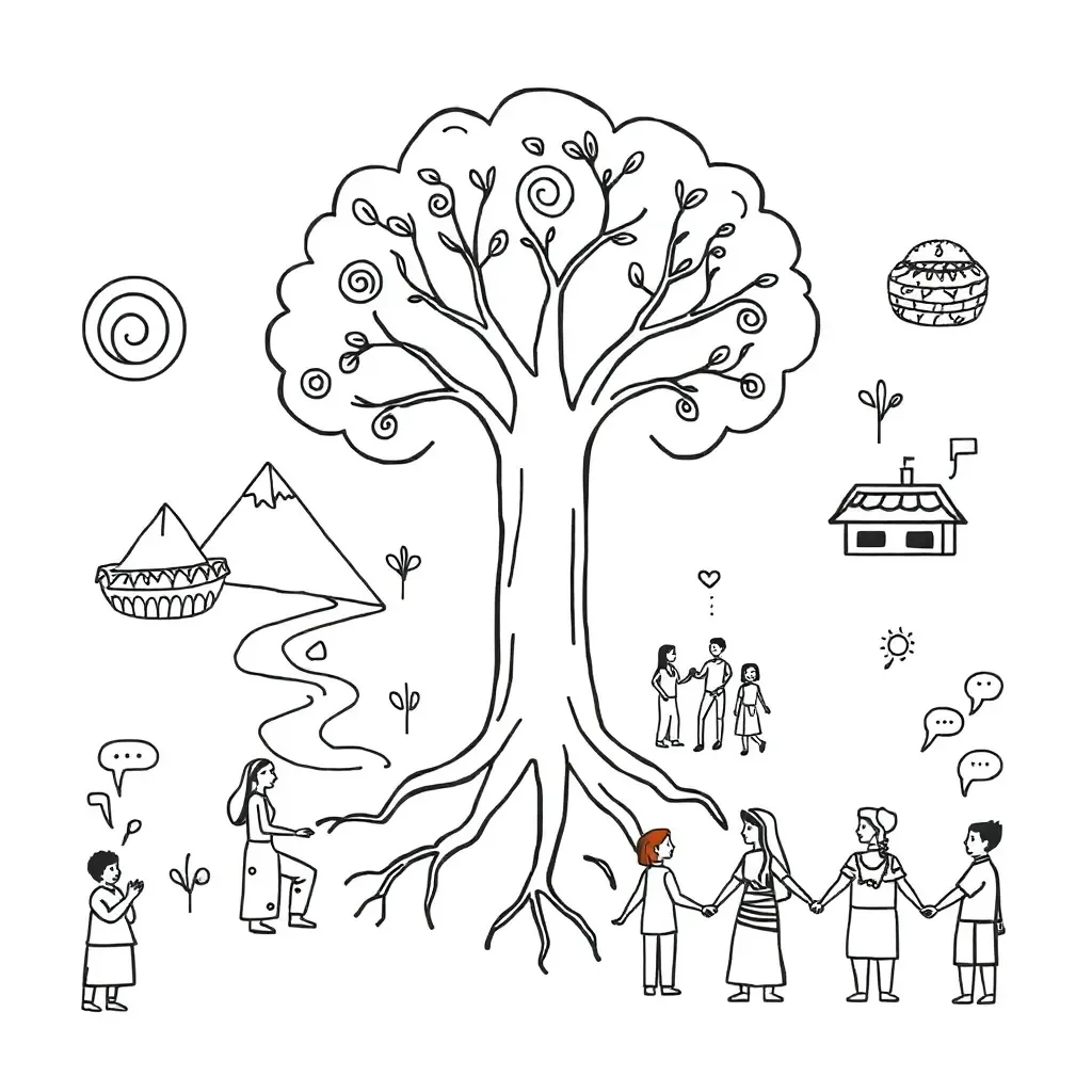 Cultural connections illustration