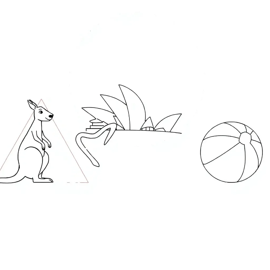2D shapes illustration