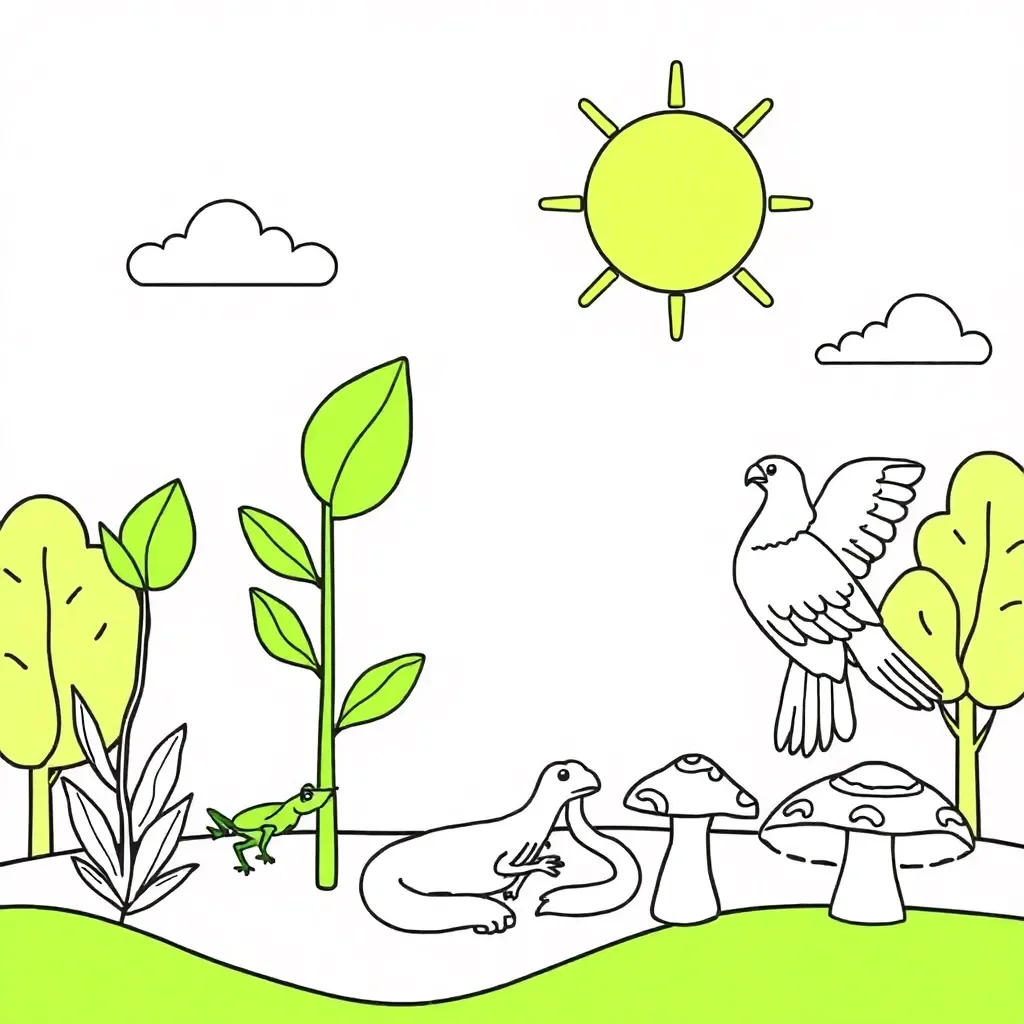 Worksheet illustration