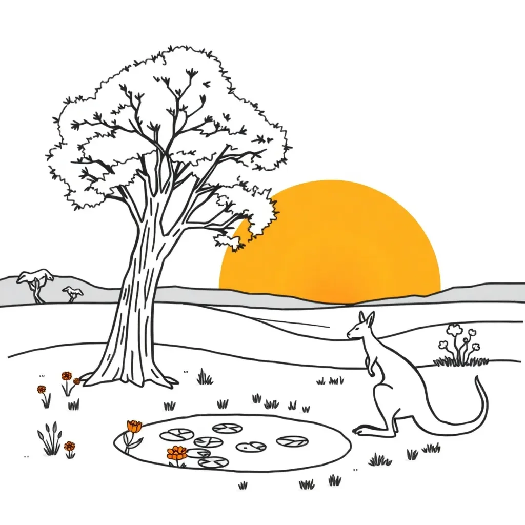 Haiku writing illustration