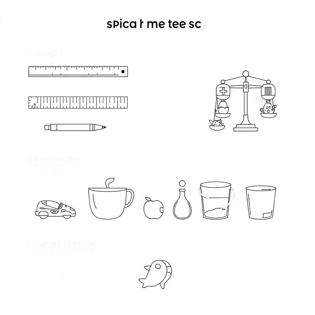 Measuring tools illustration