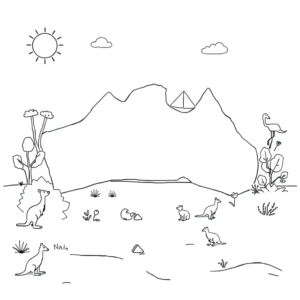 Children exploring shapes outdoors