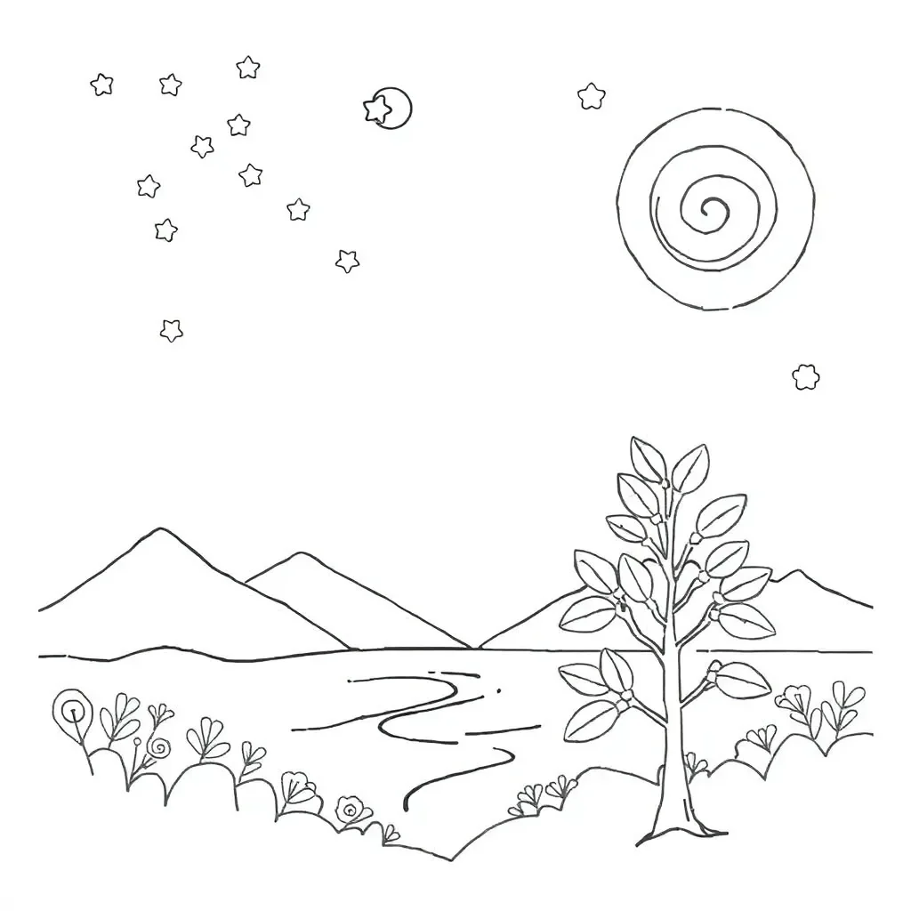 Matariki stars illustration