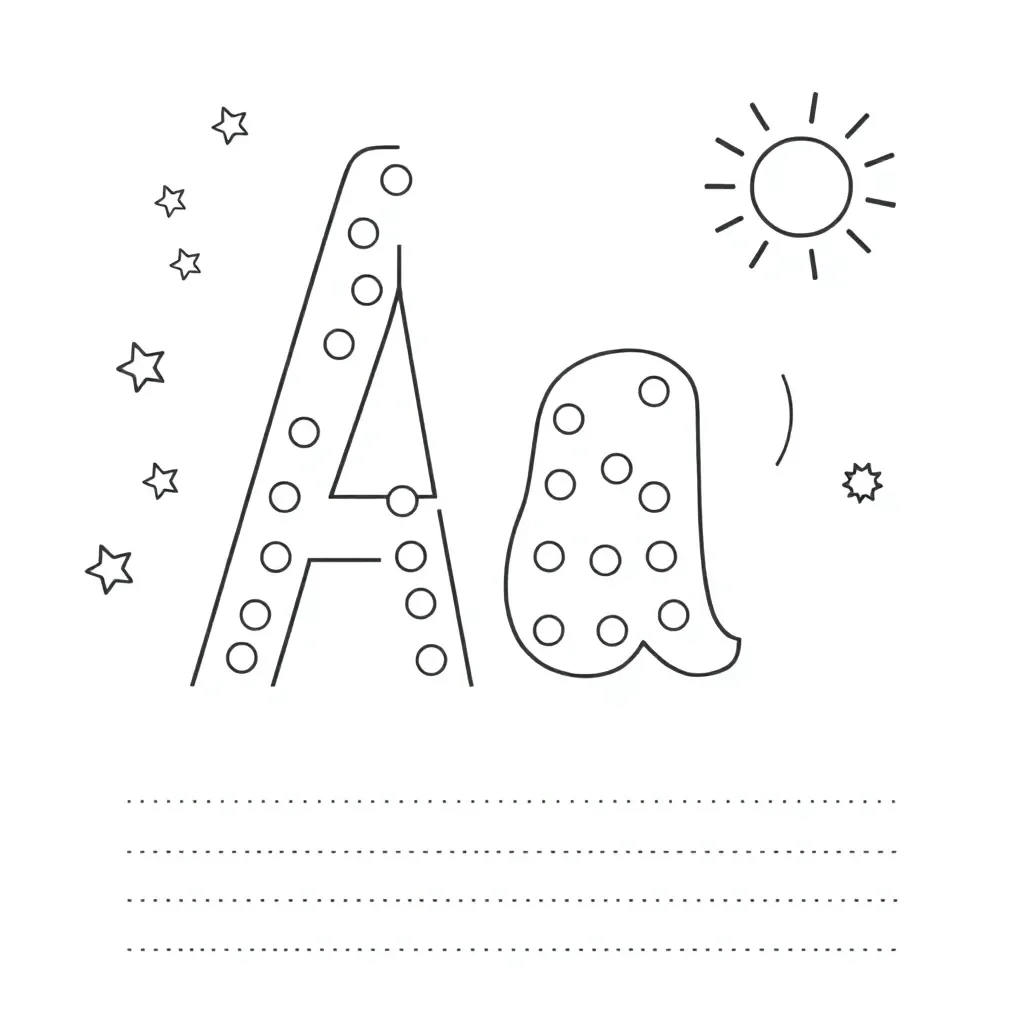 Letter A illustration