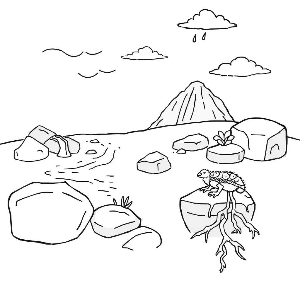Rock weathering and erosion processes
