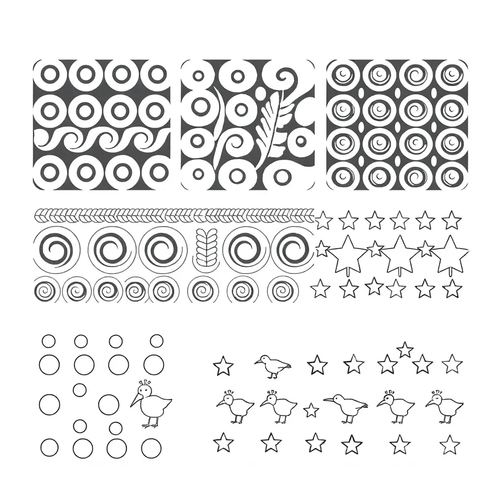 Repeating pattern illustration