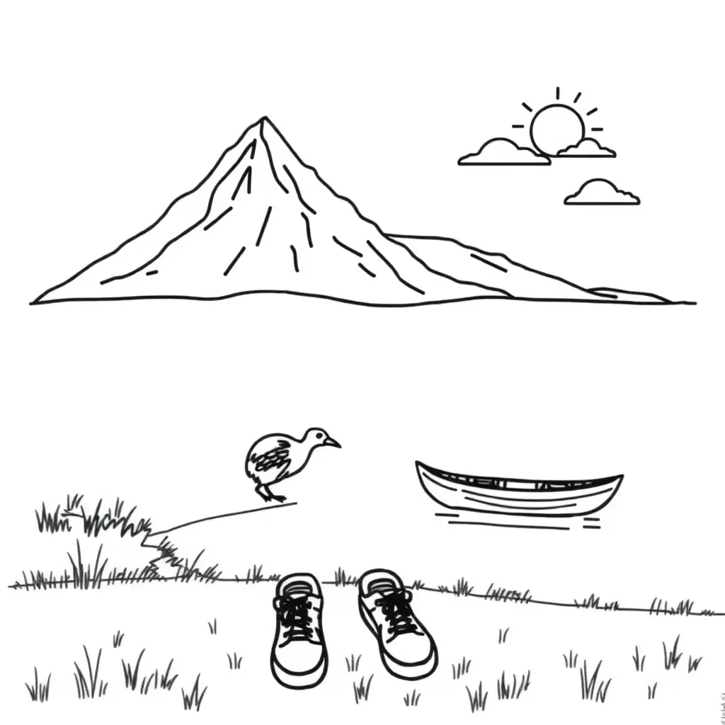 Shoe and toe illustration