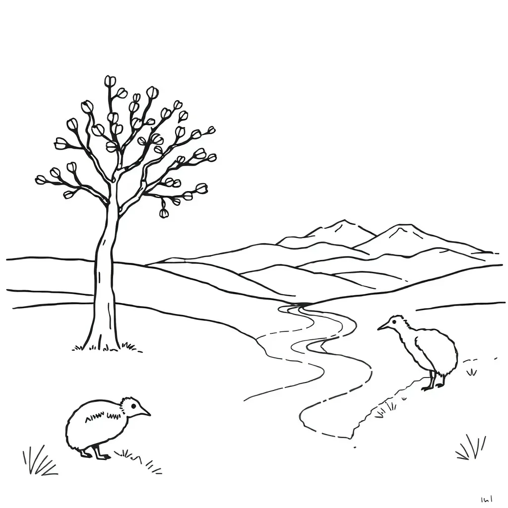 Long O vowel team illustration