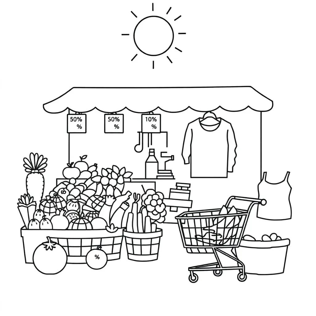Worksheet illustration