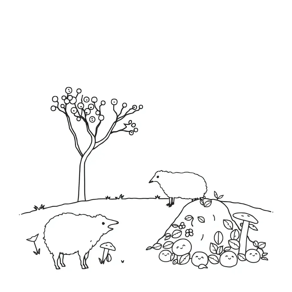Worksheet illustration