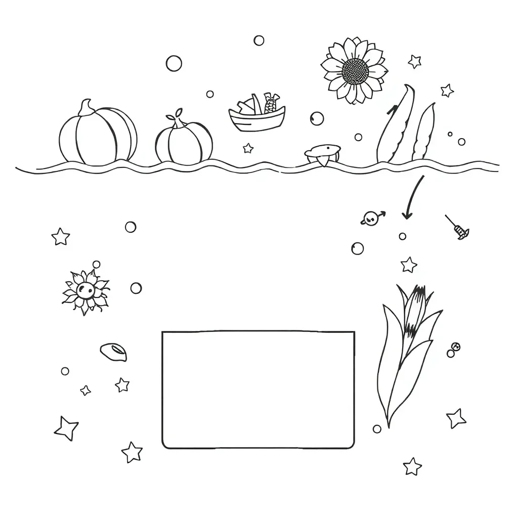 Seeds floating and sinking in water