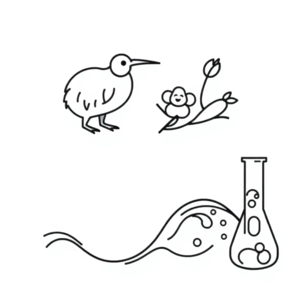 Acid and base molecular diagram