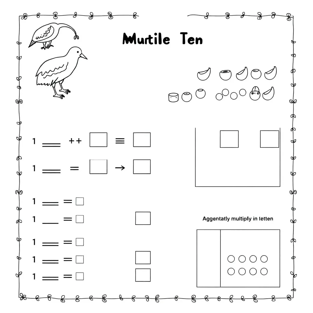 Worksheet illustration