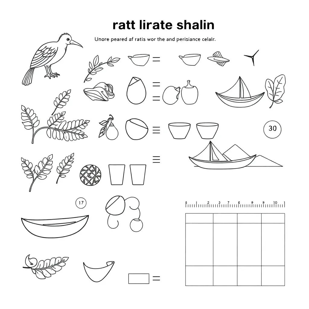 Worksheet illustration