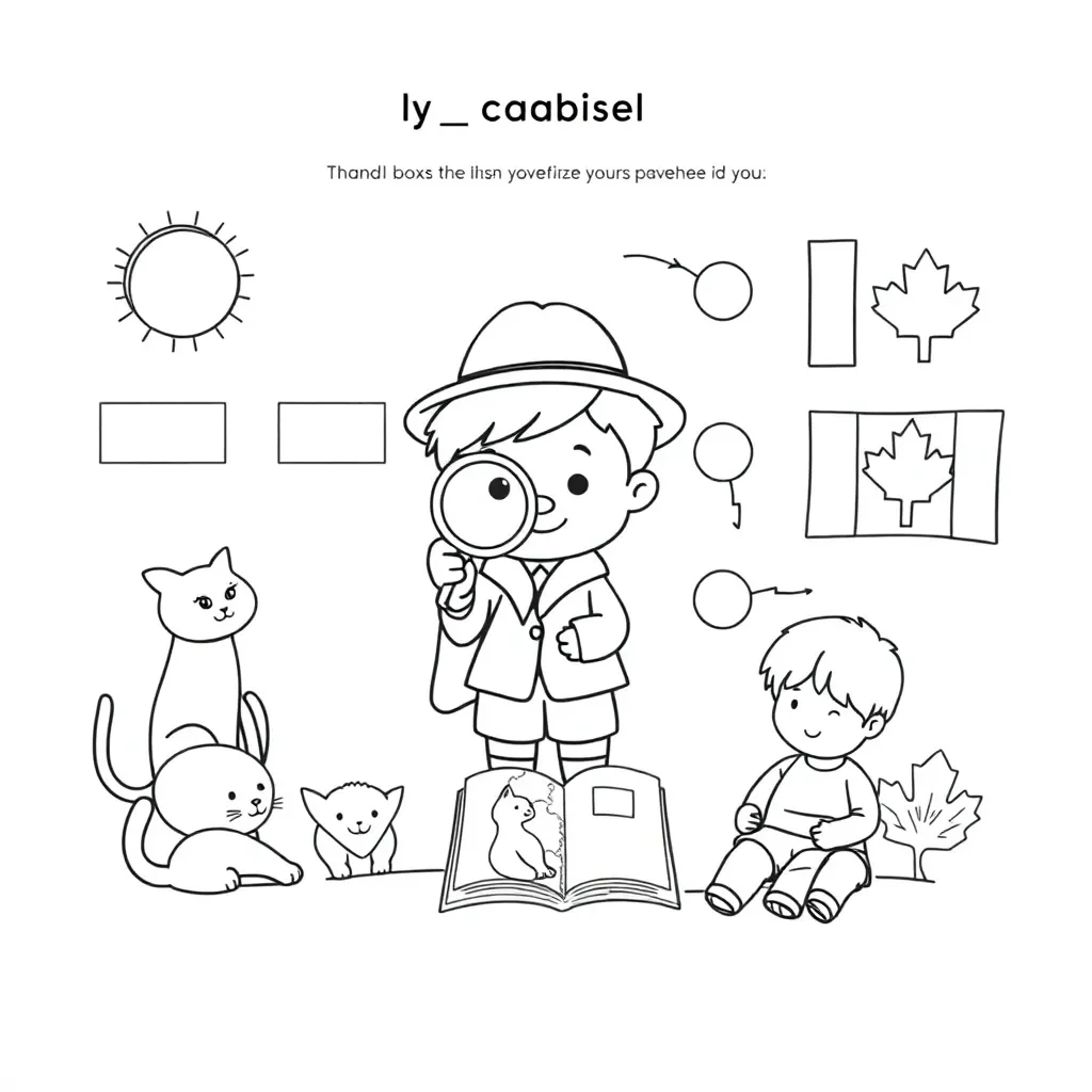 Worksheet illustration