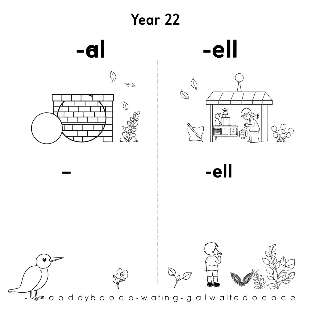 Worksheet illustration