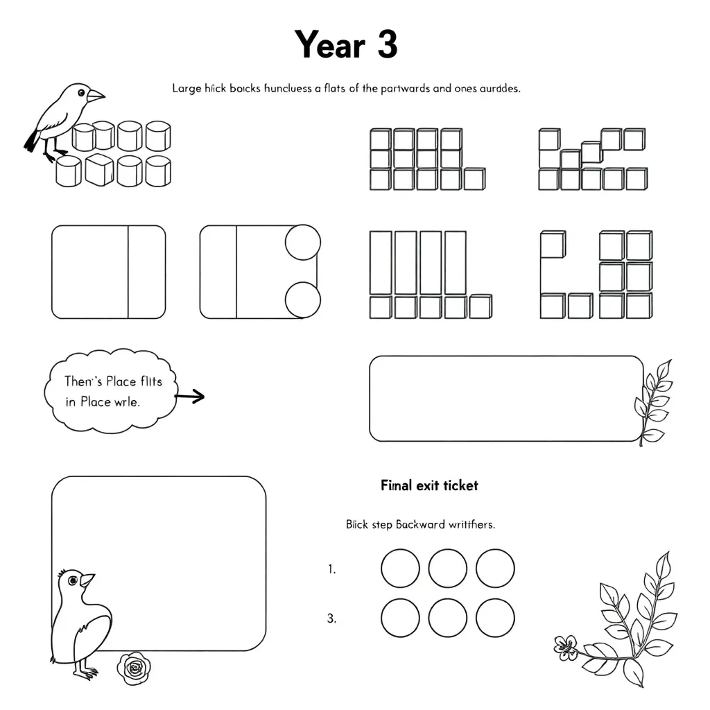 Worksheet illustration