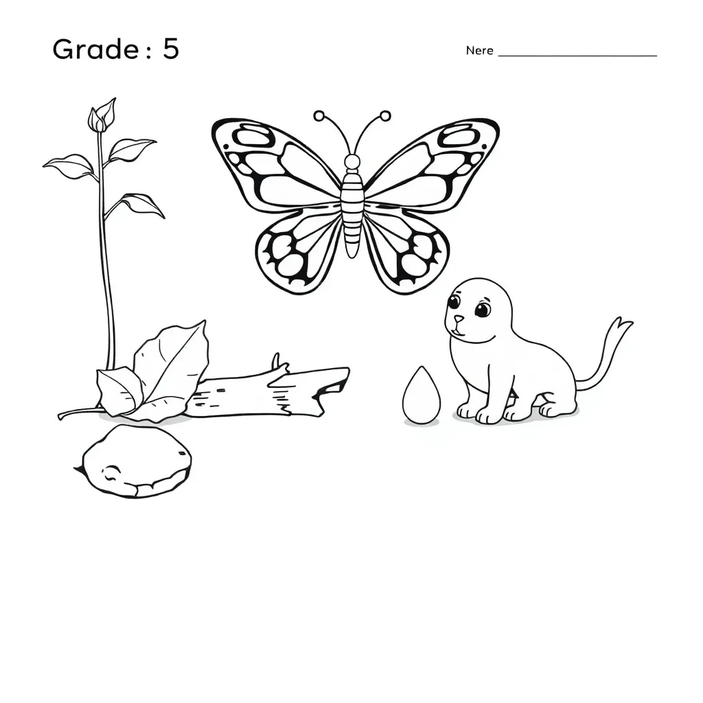 Worksheet illustration