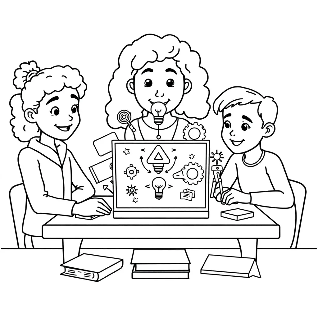 Worksheet illustration